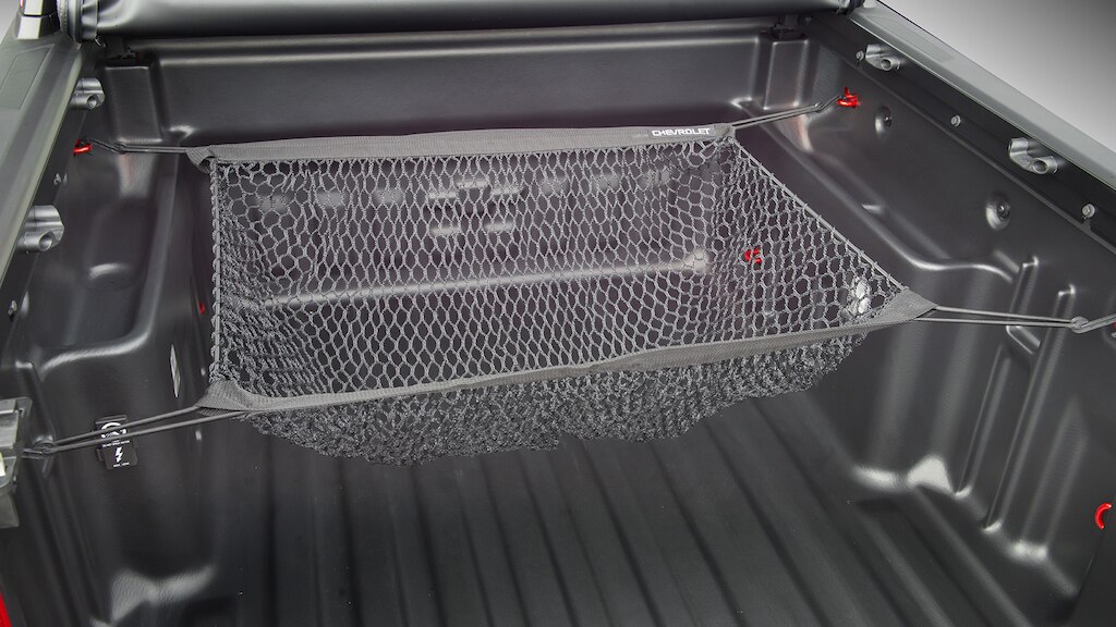 Organiza tu caja de carga con la red horizontal para pickup Chevrolet Montana 2025