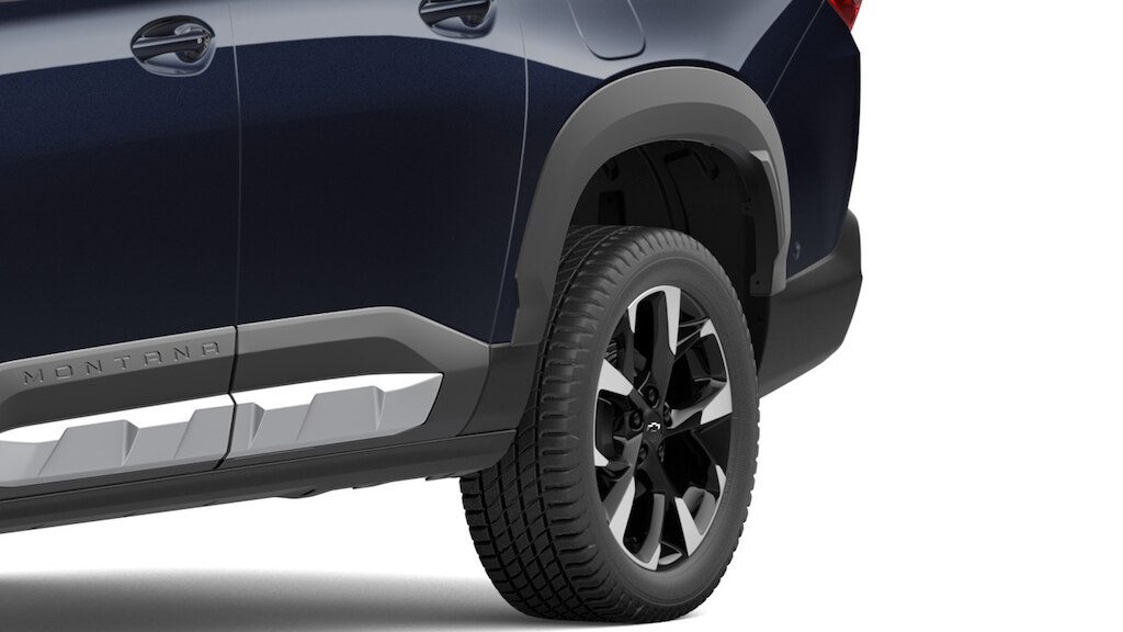 Fender flares para complementar el aspecto de los neumáticos de tu pickup compacta Chevrolet Montana 2025