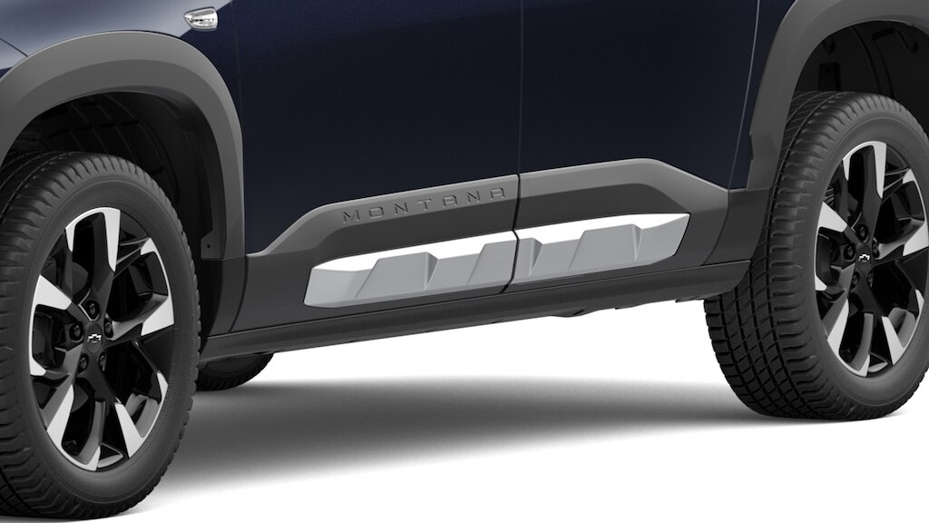 Instala las molduras para proteger las puertas de tu Chevrolet Montana 2025 pickup compacta